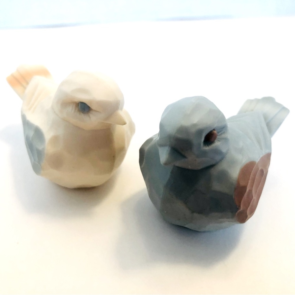 Vintage Lovebirds Salt & Pepper Shakers, Like New, So Cute! 2 1/2” L x 2” H